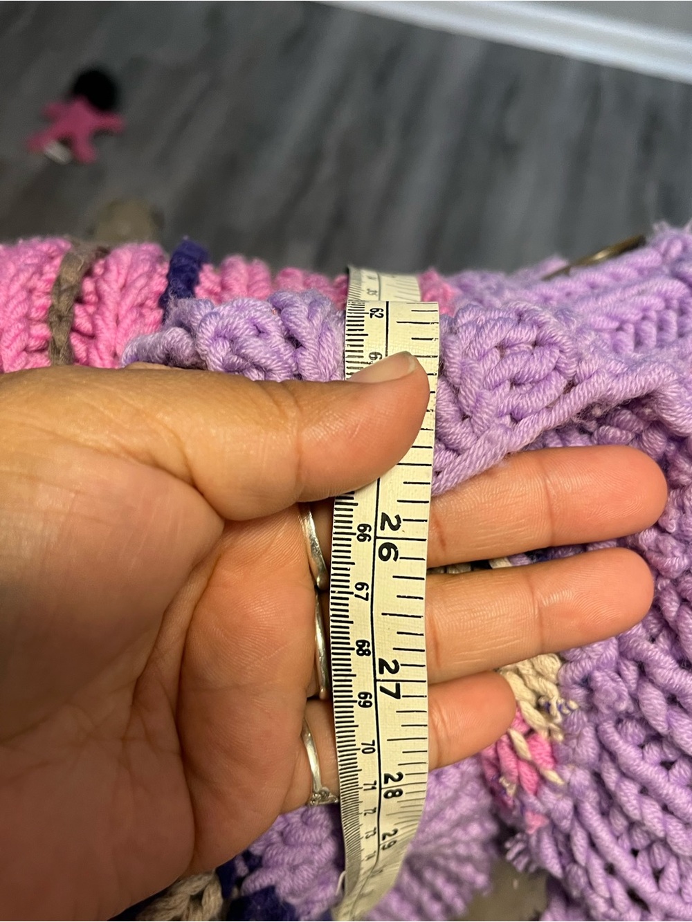 Natasha Zinko Pink and Lavender Striped Oversized Cardigan - Picture 7 of 8